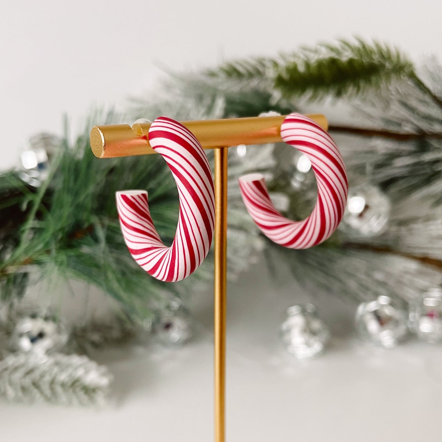 Candy Cane Hoops - Classic