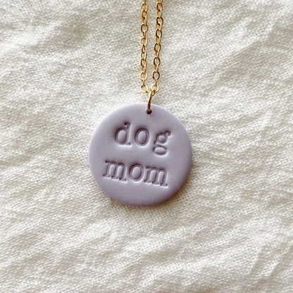 Custom Pet Mom Pendant Necklace