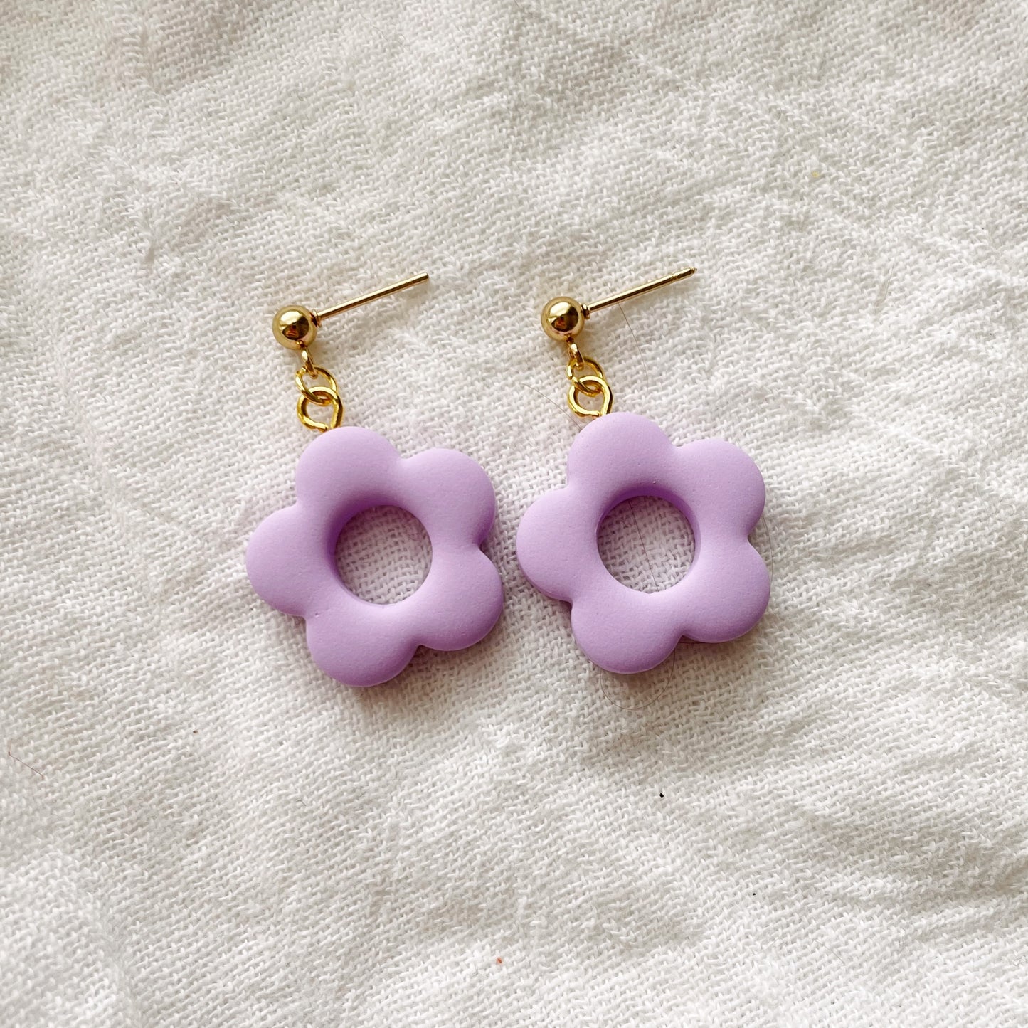 Chunky Flower Dangles