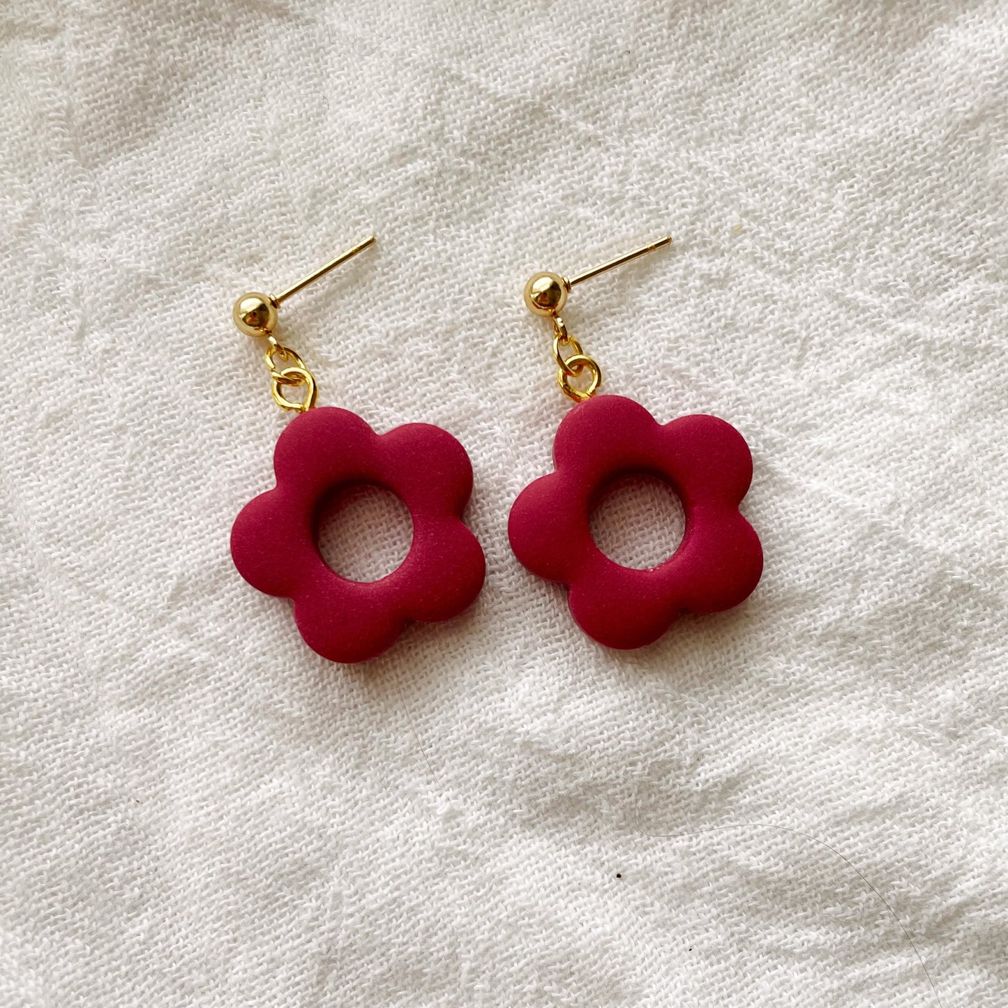 Chunky Flower Dangles