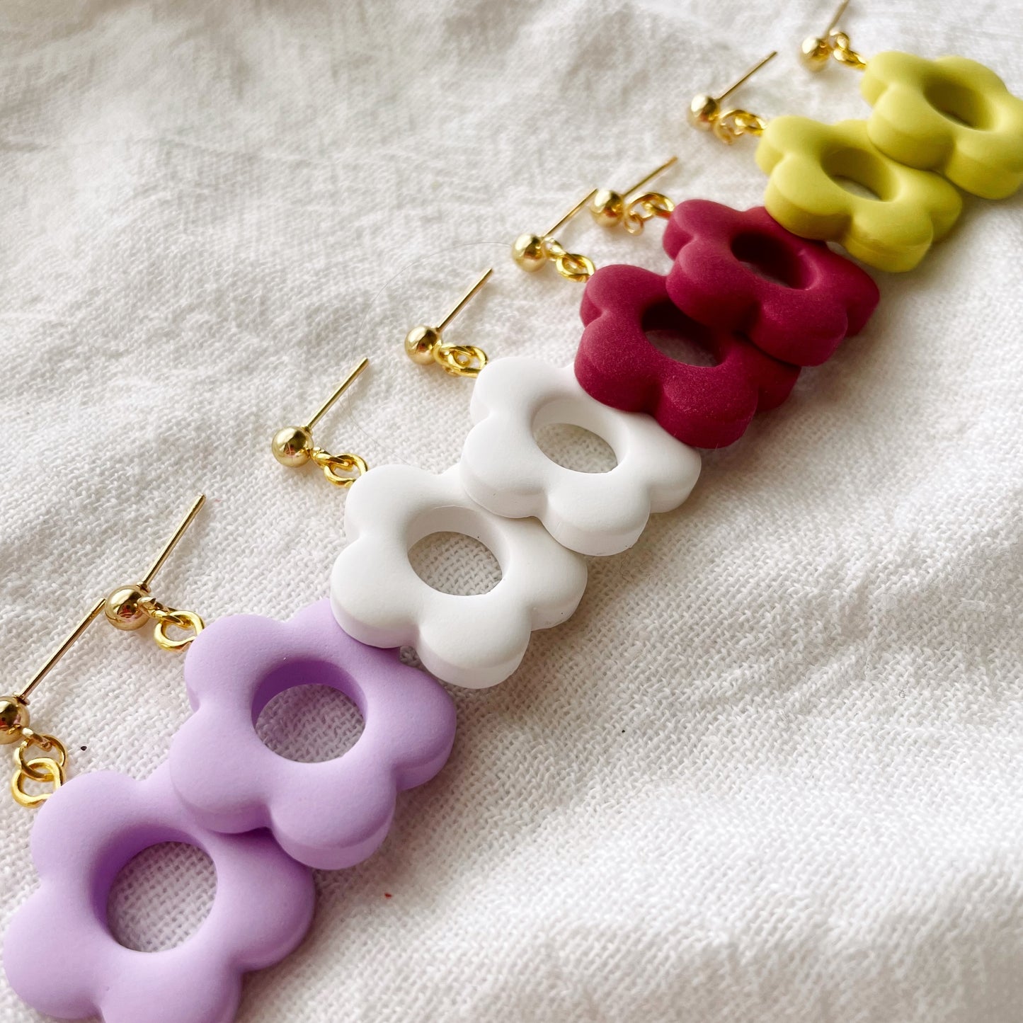 Chunky Flower Dangles