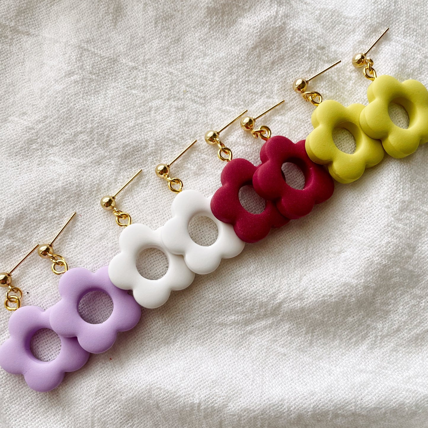 Chunky Flower Dangles