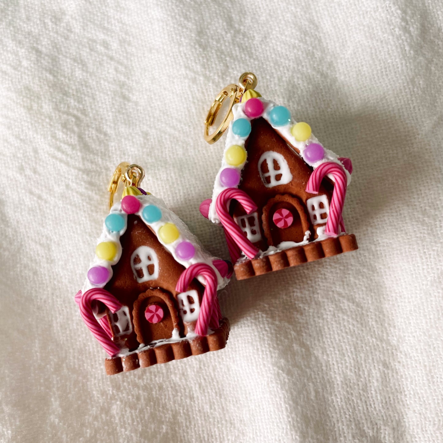 Gingerbread House Dangles