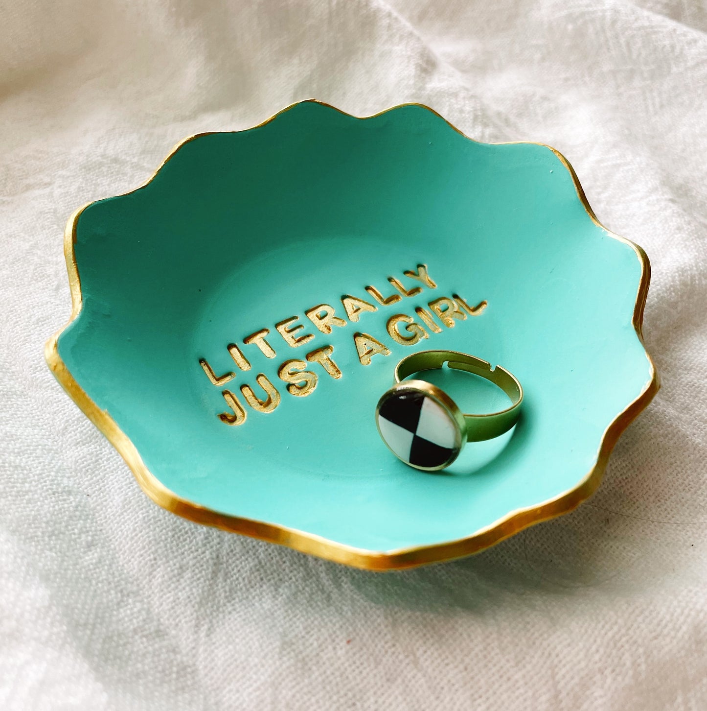 Just a Girl Trinket Dish