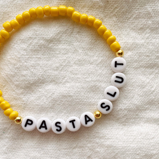 Beaded Bracelet - Pasta Slut