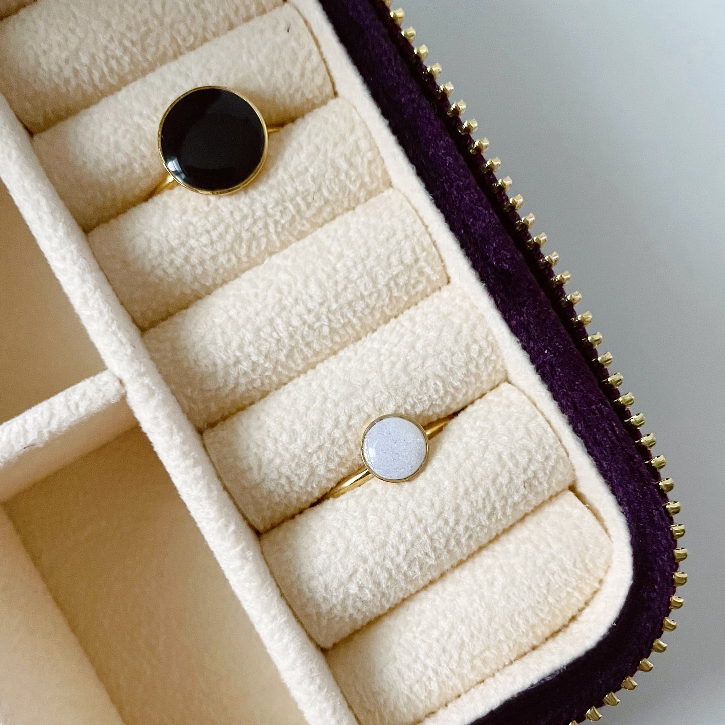 Velvet Travel Jewelry Case