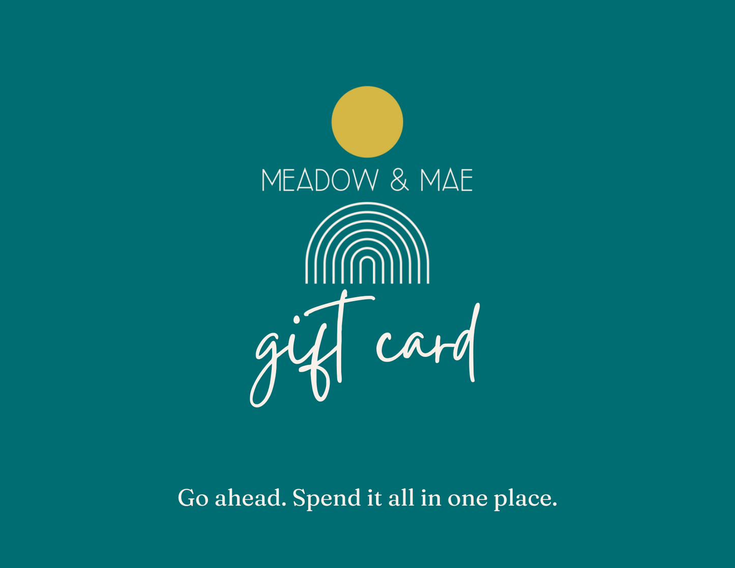 Meadow & Mae gift card