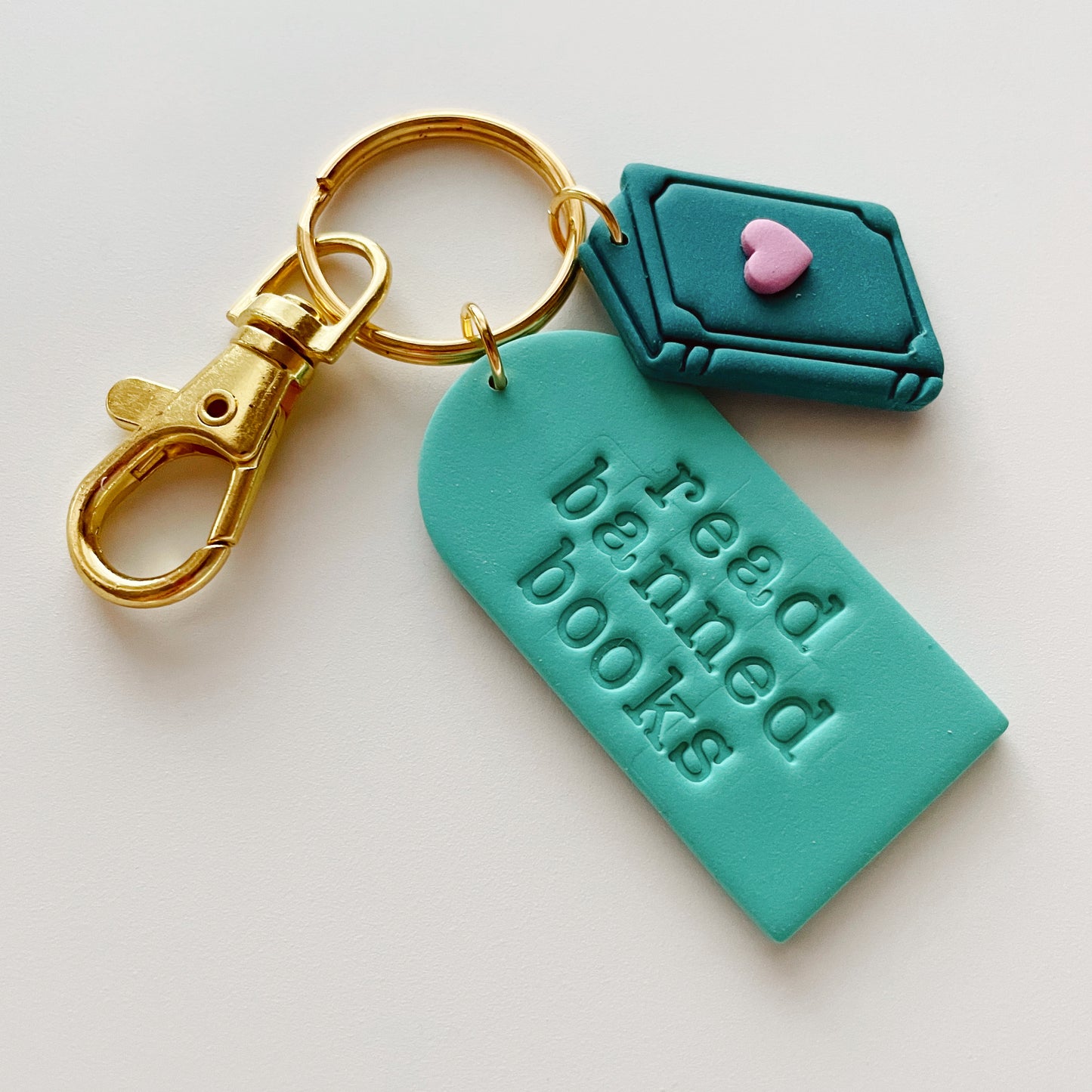 Read Banned Books Keychain