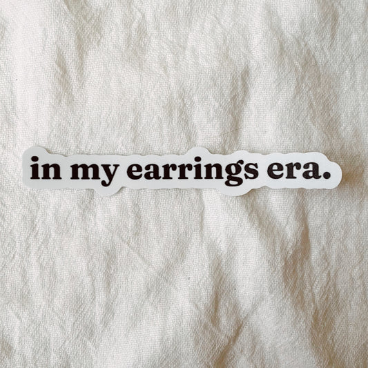 Earrings Era Sticker