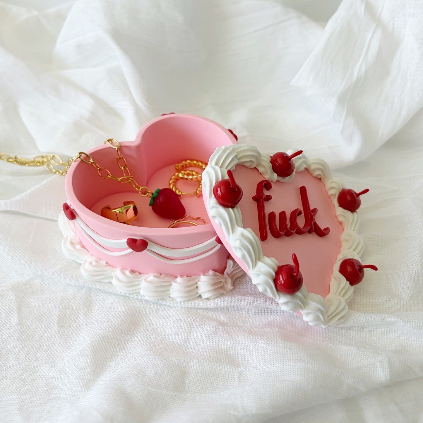 Heart Cake Trinket Box *PREORDER*