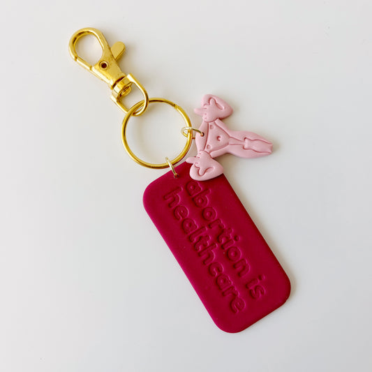 Abortion is Healthcare Keychain