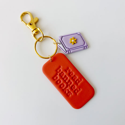 Read Banned Books Keychain