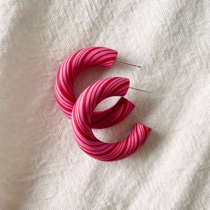 Candy Cane Hoops - Cinnamon