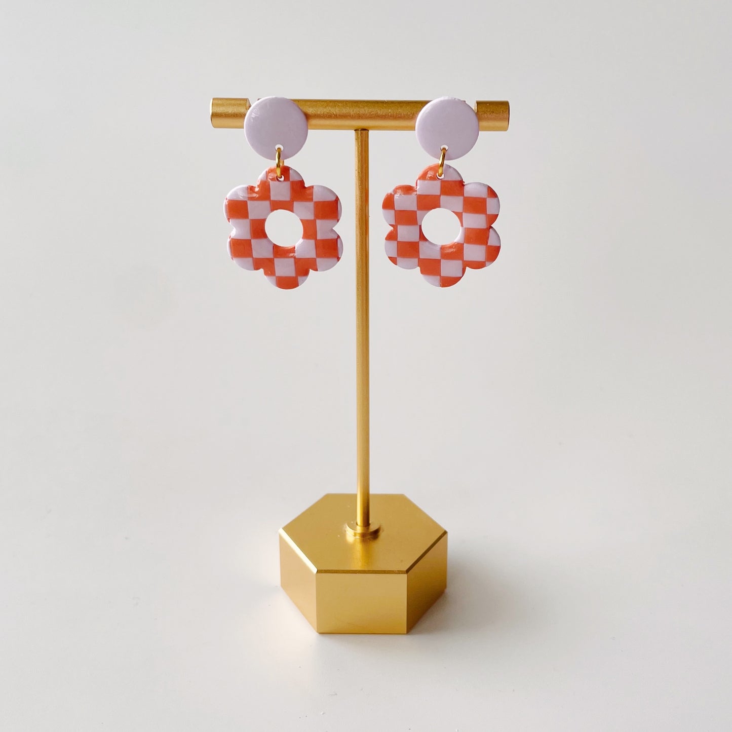 Checkerboard Daisy Drops