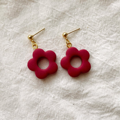 Chunky Flower Dangles