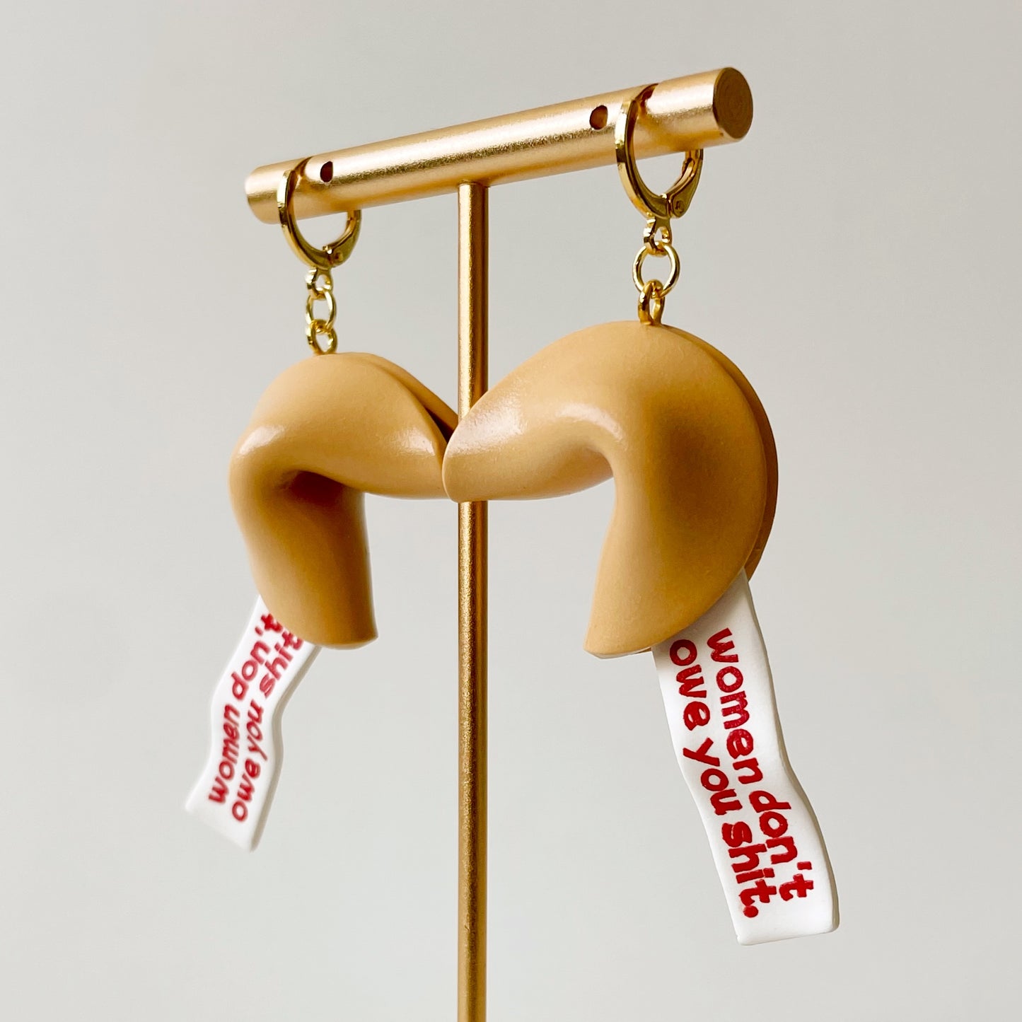 Feminist Fortune Cookie Dangles *PREORDER*