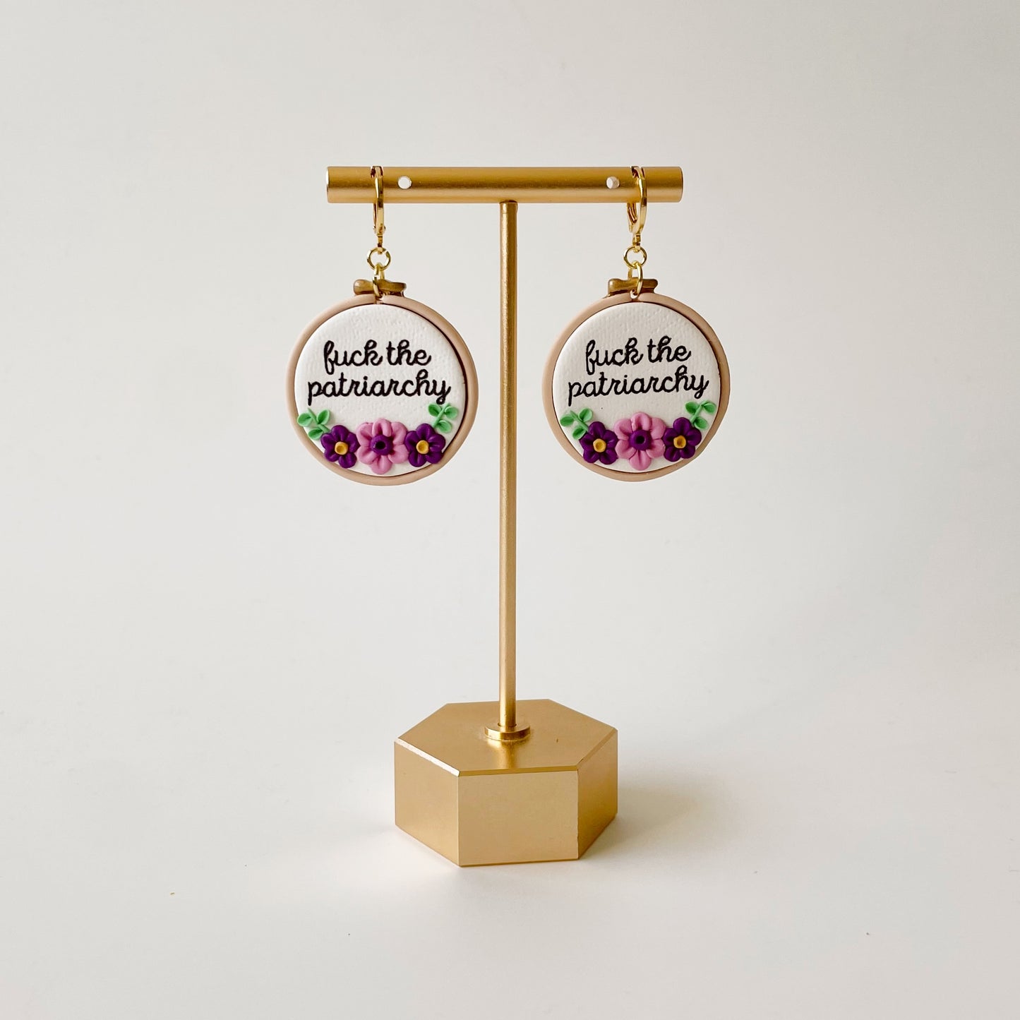 Fuck the Patriarchy Dangles *PREORDER*