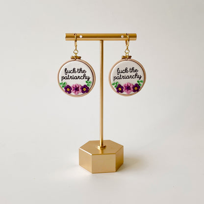 Fuck the Patriarchy Dangles *PREORDER*
