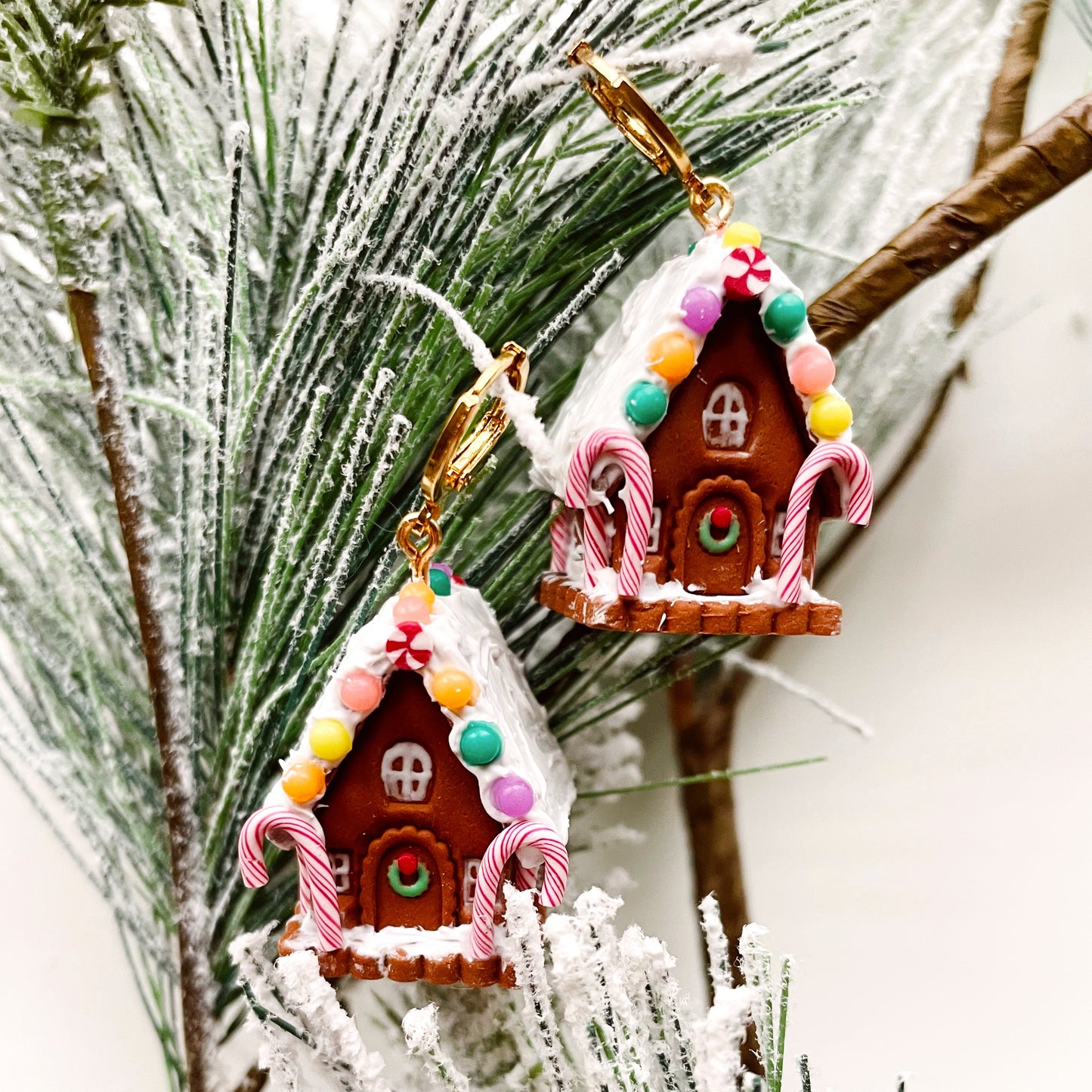 Gingerbread House Dangles - Classic