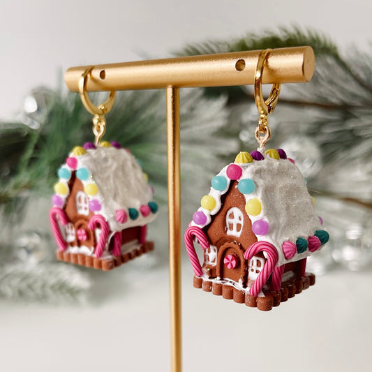 Gingerbread House Dangles