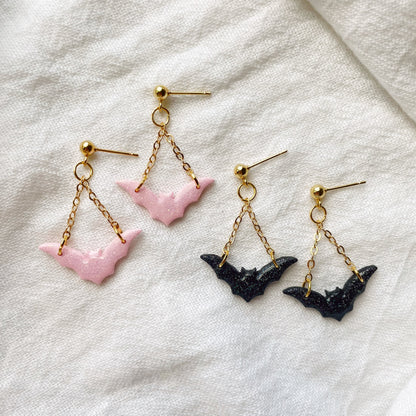 Glitter Bat Dangles