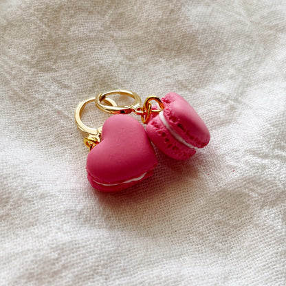 Macaron Heart Dangles