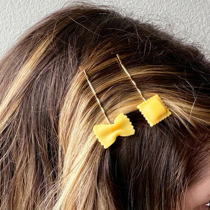 Pasta La Vista Hair Pins *PREORDER*