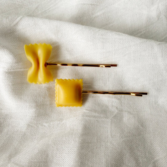 Pasta La Vista Hair Pins *PREORDER*