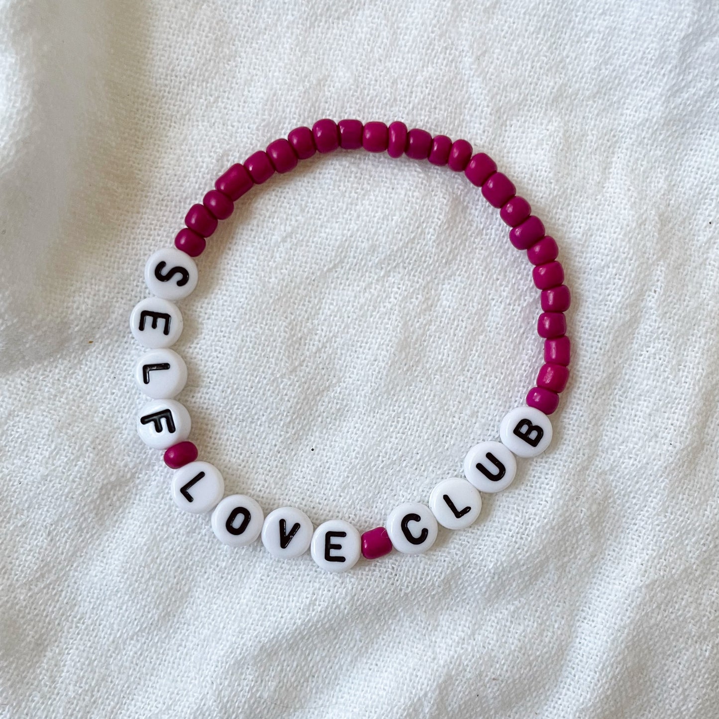Self Love Club Beaded Bracelet