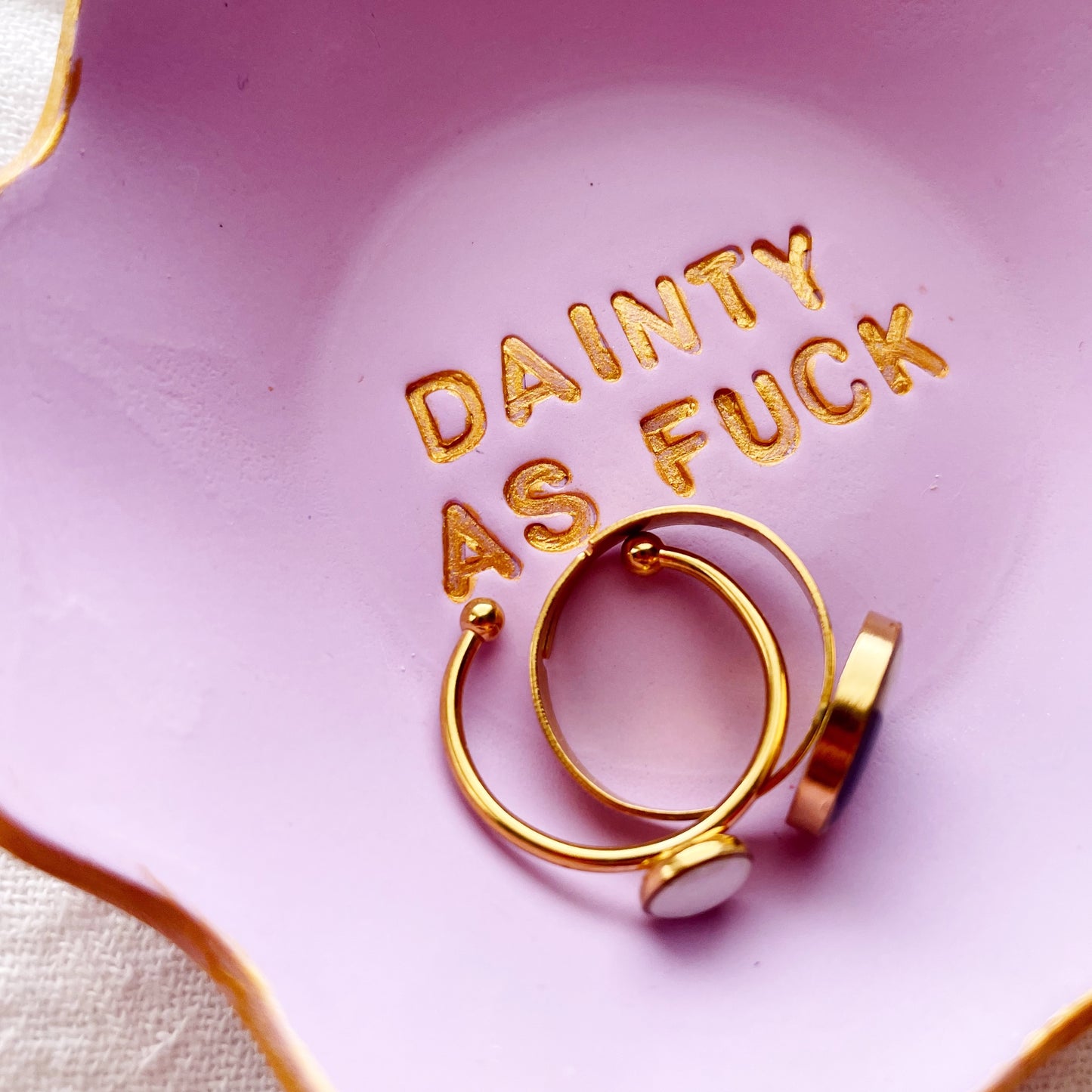 Dainty As Fuck Trinket Dish