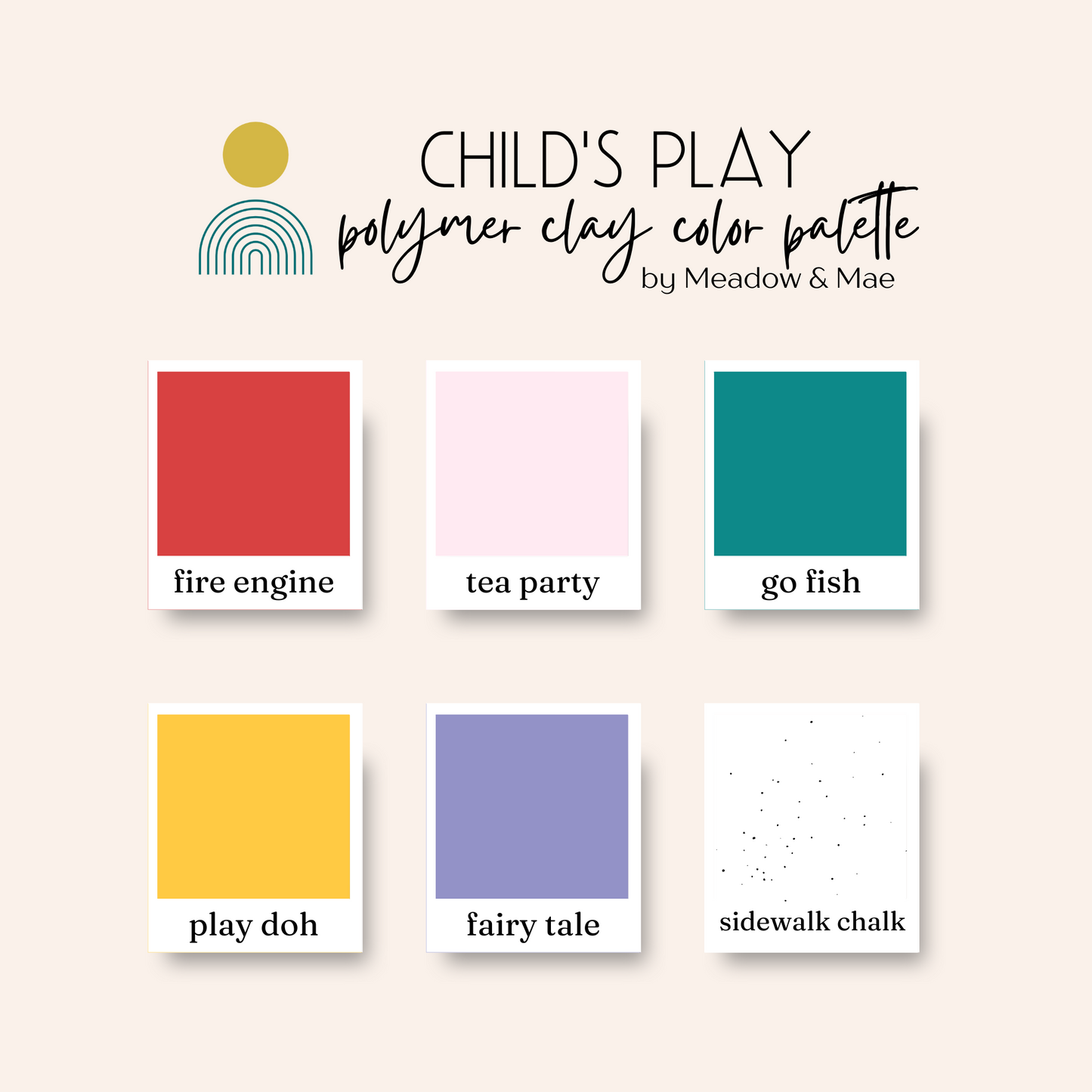 Color Recipe Guide: Child's Play (Digital Download)