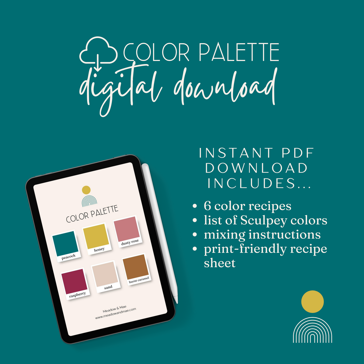 Color Recipe Guide: Sedona Skies (Digital Download)